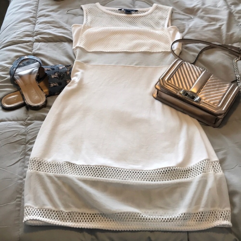 White bachelorette or bridal shower dress
